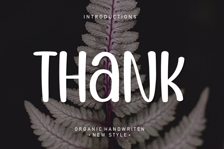 Thank Font