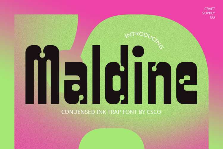 Preview of Maldine Font