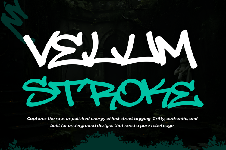 Preview of Velum Stroke Font