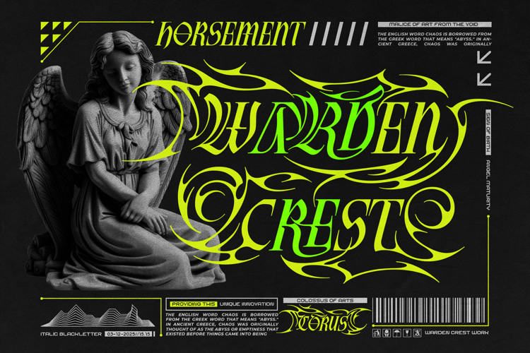 Preview of Katalis Seraph Font