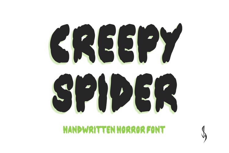 Preview of Creepy Spider Font
