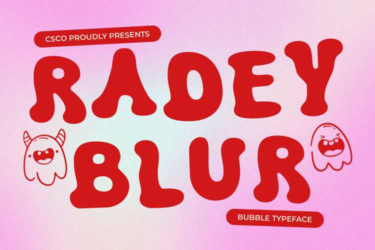 Radey Blur Font
