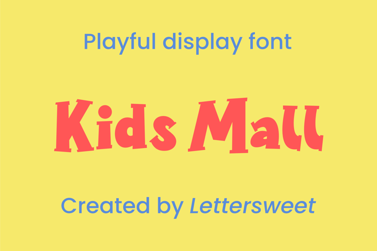 Kids Mall Font