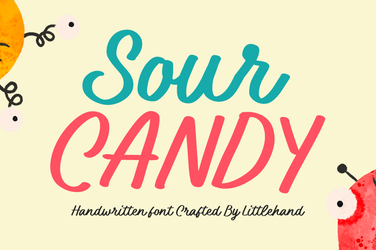 Preview of Sour Candy Font