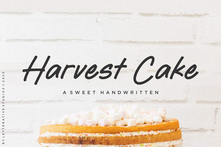 Harvest Cake Font