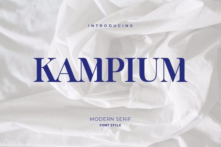 Preview of Kampium Capital Professional Font