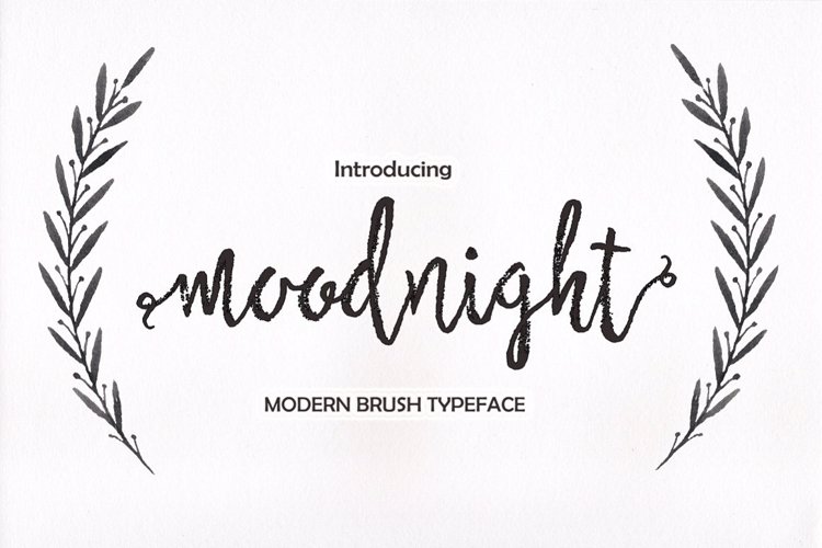 Moodnight Script Font