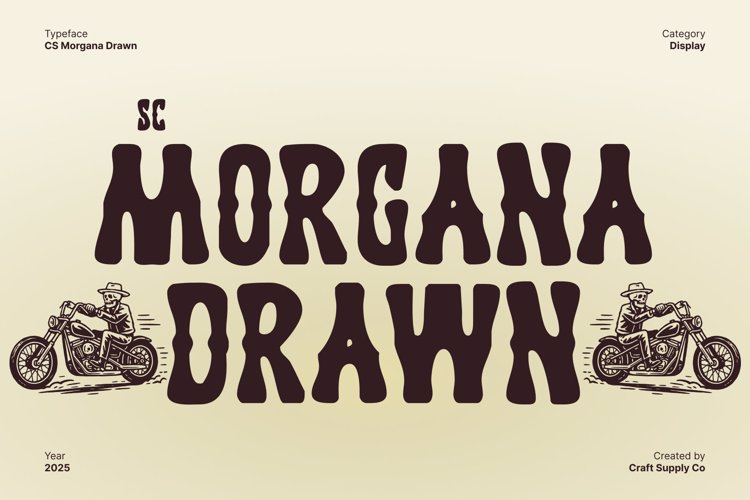 Preview of CS Morgana Drawn Font