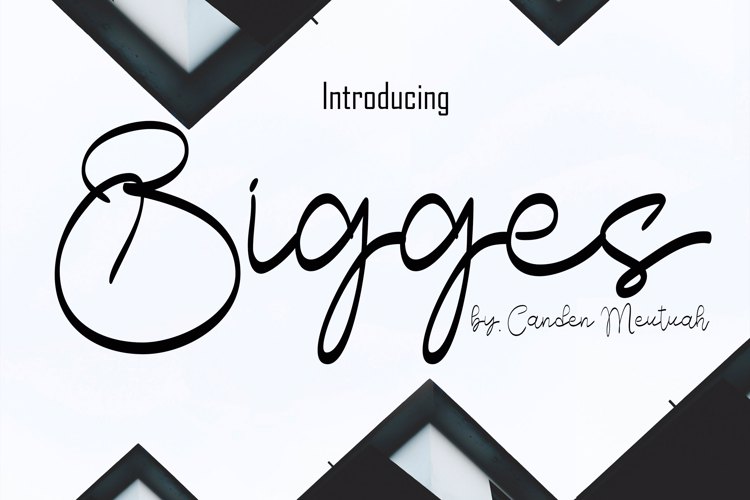 Preview of Bigges Font