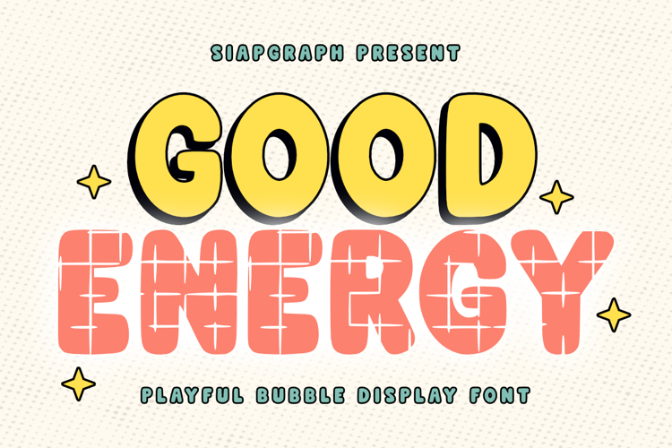 Preview of Good Energy Font