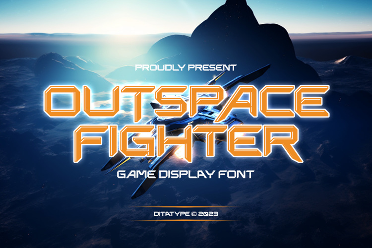 Outspace Fighter Font