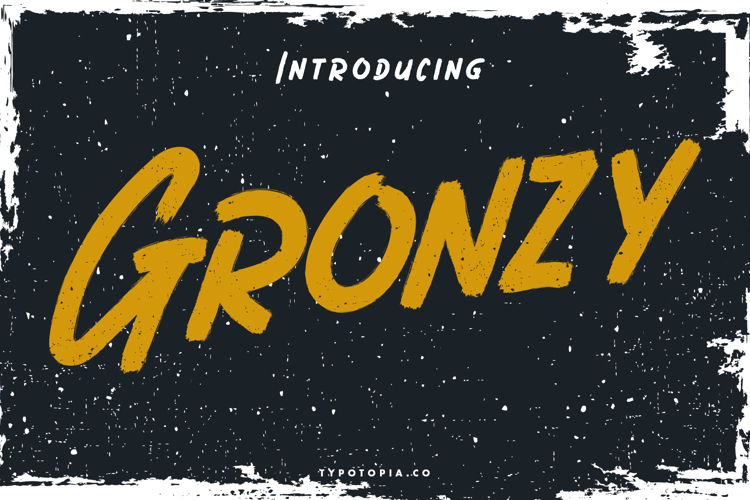 Gronzy Font