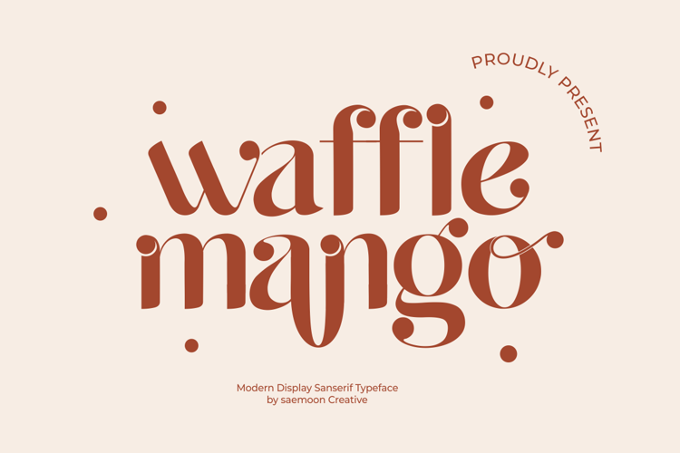 Waffle Mango Font