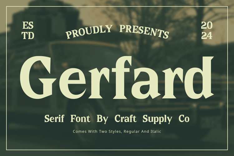 Gerfard Font