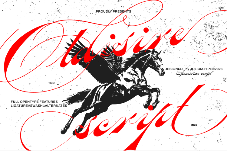 Preview of Oldisire Script Font