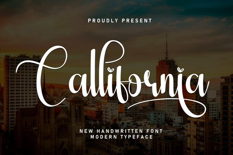 Preview of Callifornia Font