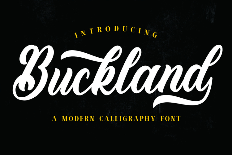 Preview of Buckland Font