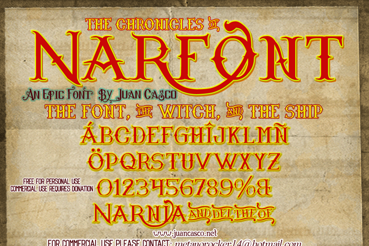 Narnfont Font