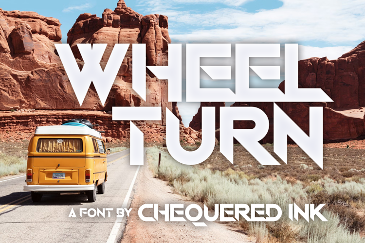 Preview of Wheel Turn Font