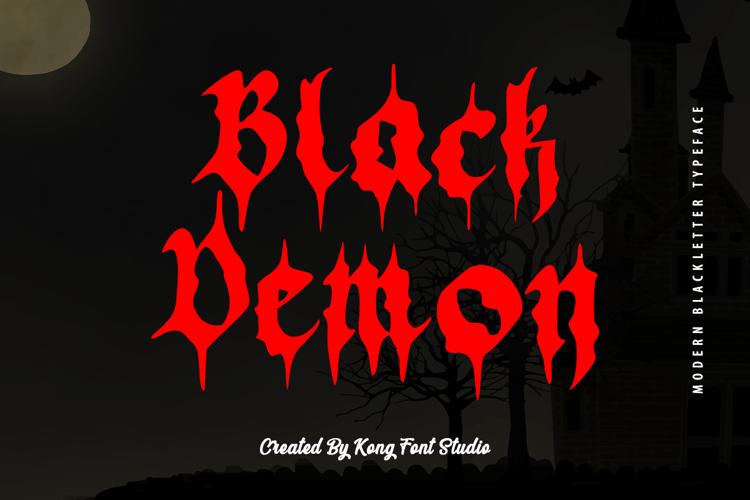 Black Demon Font