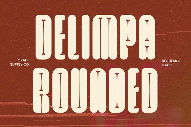 Delimpa Rounded Font