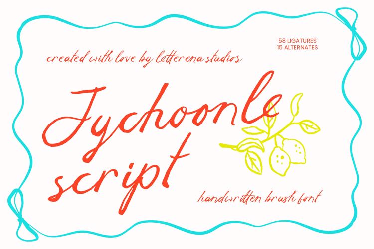 Preview of Jychoonle Font