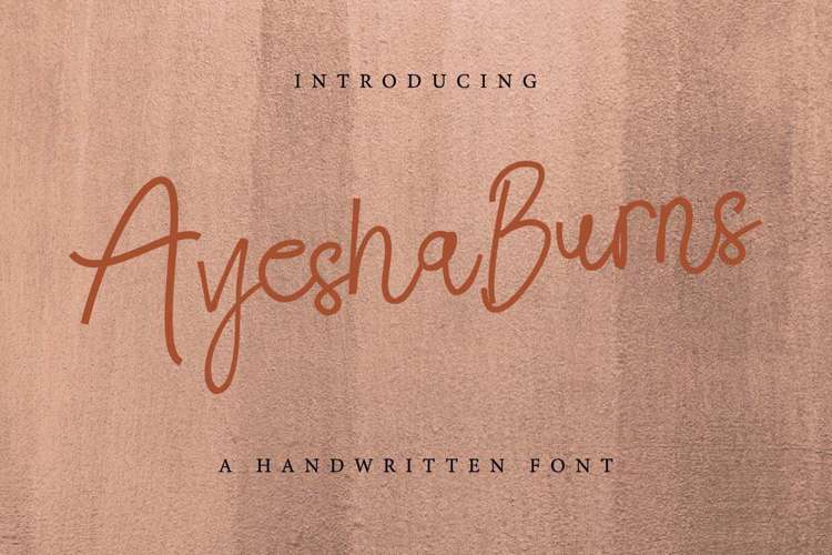 Ayesha Burns Font