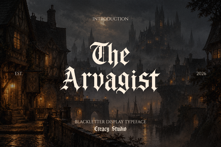 Preview of The Arvagist Font