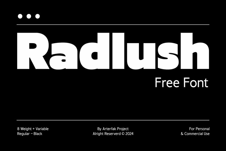 Radlush (FREE FONT)