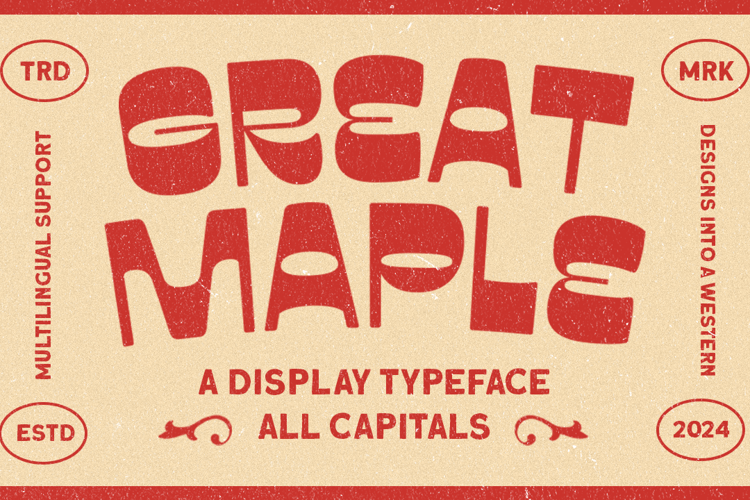 Great Maple Font