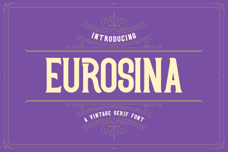 Preview of EUROSINA Font
