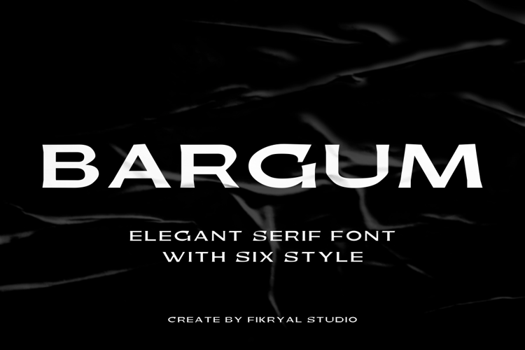 Bargum Font