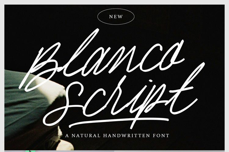 Preview of Blanco Script Font