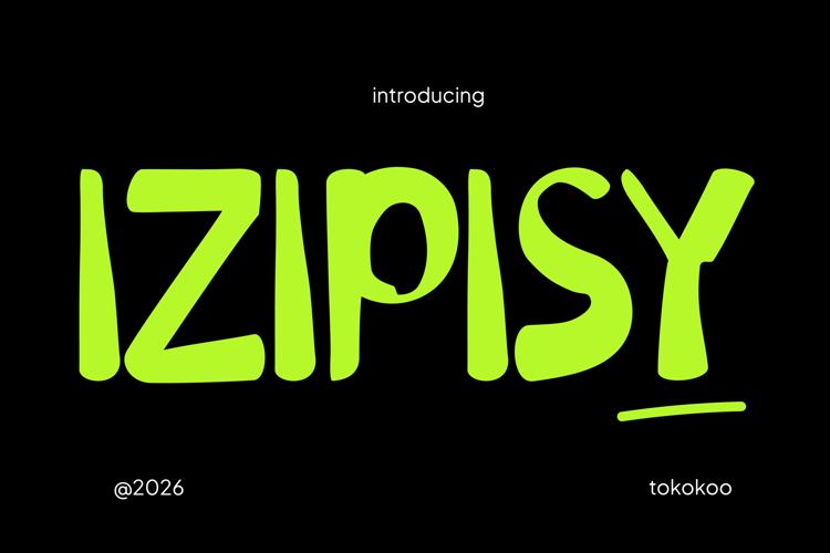Preview of Izipisy Font
