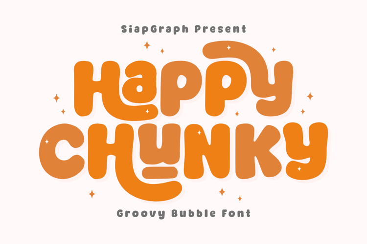 Preview of Happy Chunky Font
