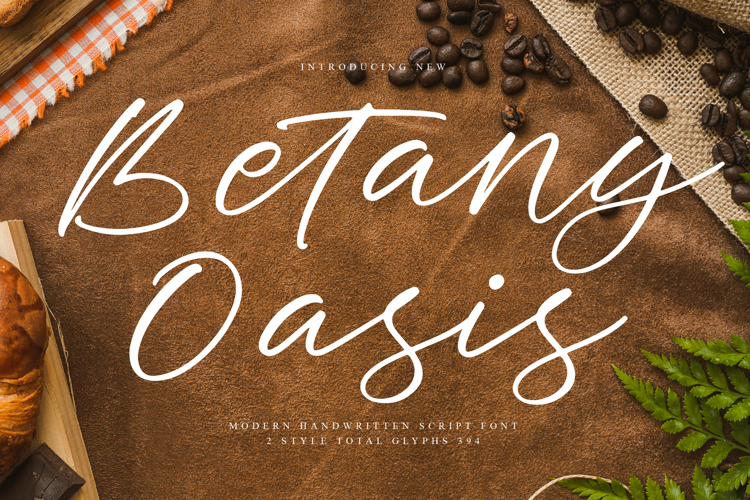 Preview of Betany Oasis Font