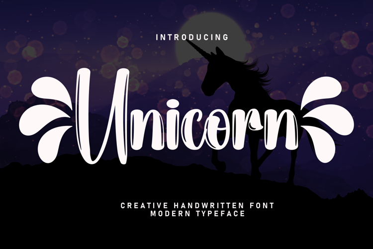 Preview of Unicorn Font