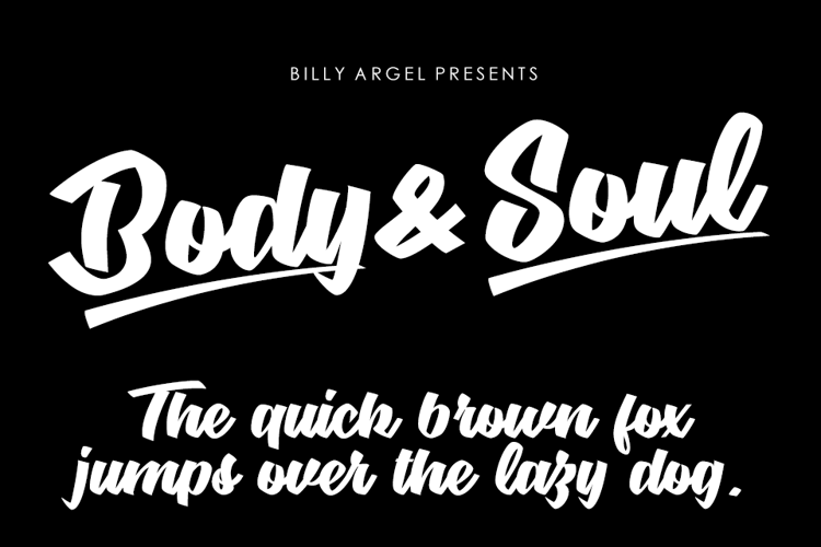 Body & Soul Font