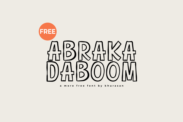 Abrakadaboom Font