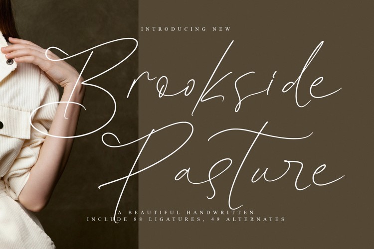 Preview of Brookside Pasture Font