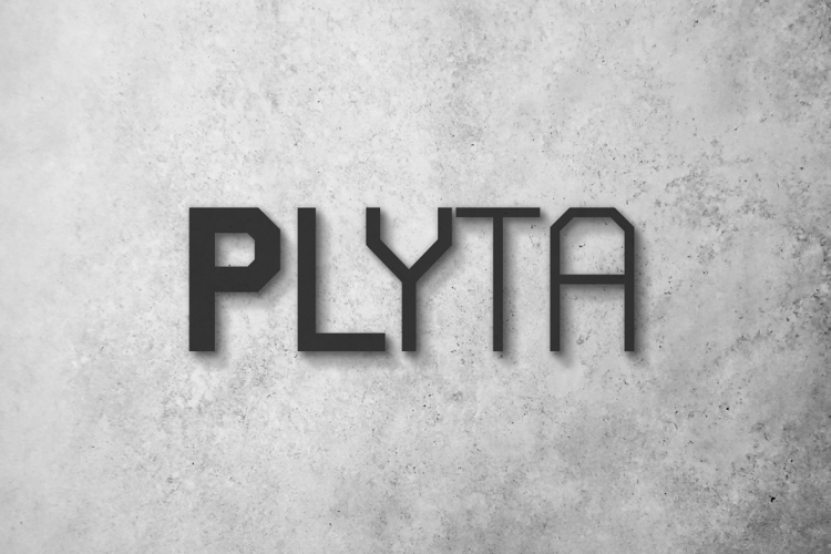 Preview of Plyta Font