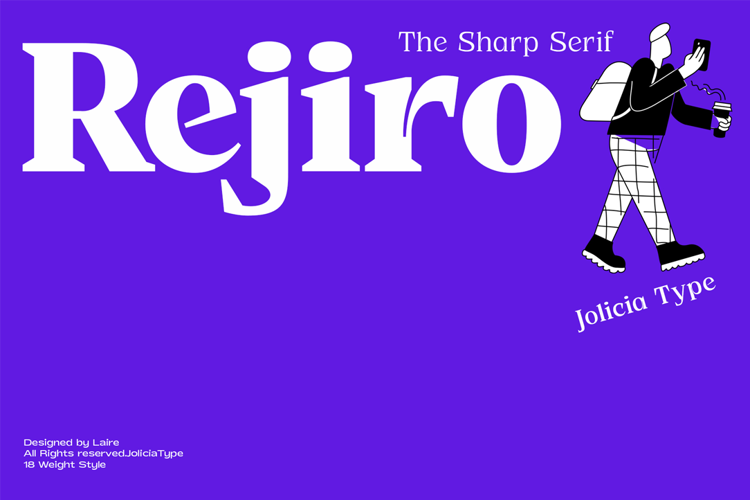 JT Rejiro Black Font