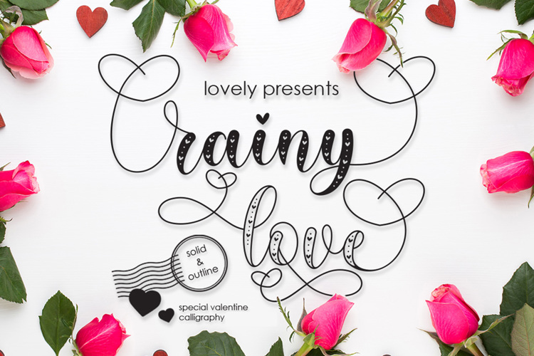 Preview of Rainy Love Font