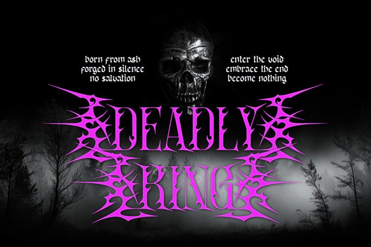 Preview of Nevron Sin Font