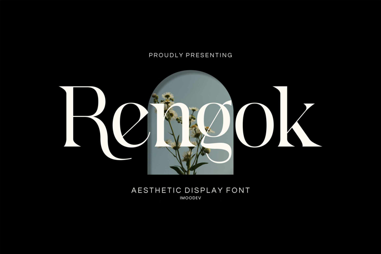 Preview of Rengok Font