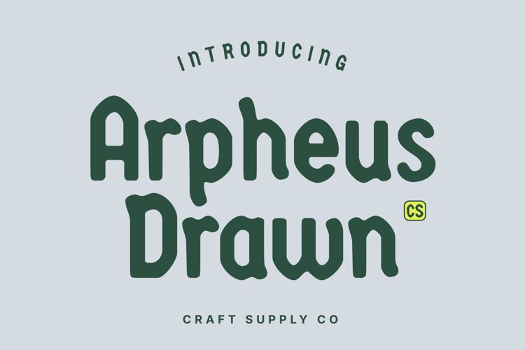 Preview of CS Arpheus Drawn Font