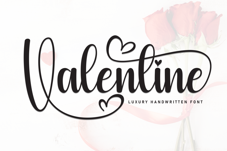 Preview of Valentine Font