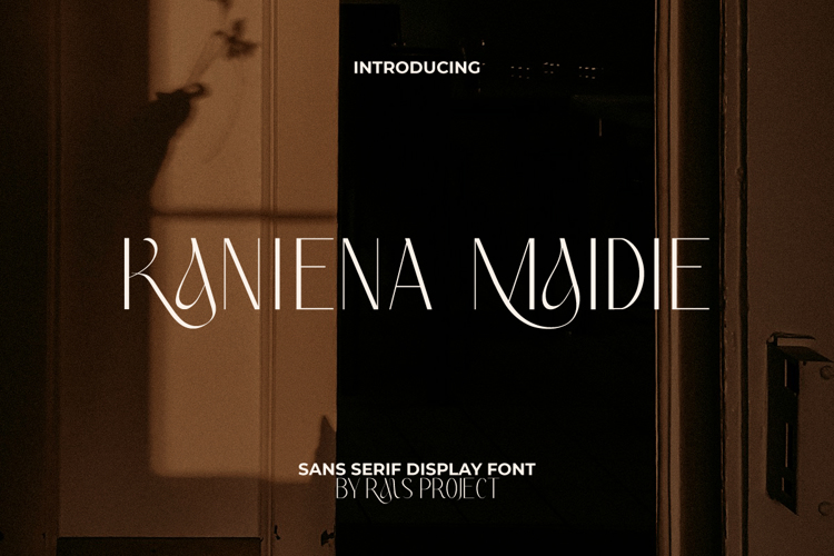 Preview of Kaniena Maidie Font