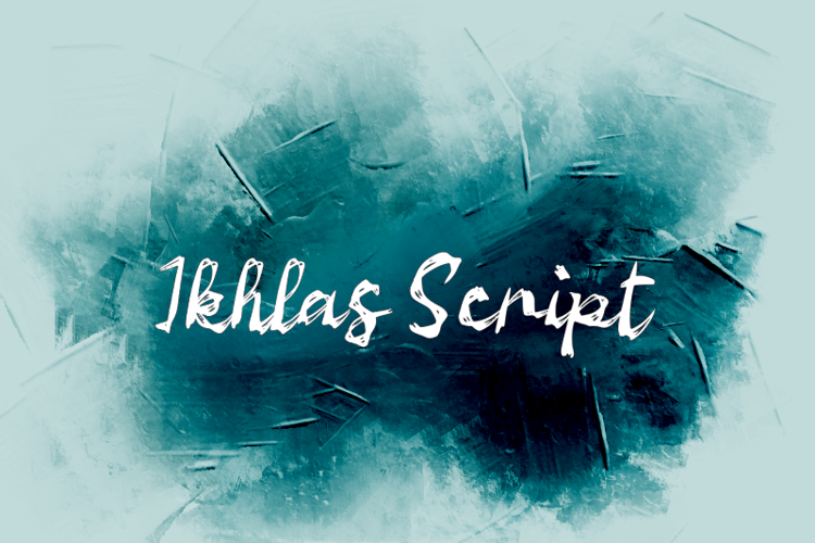 i Ikhlas Script Font
