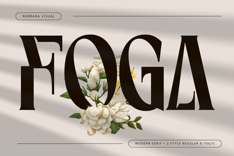 Preview of Foga Font
